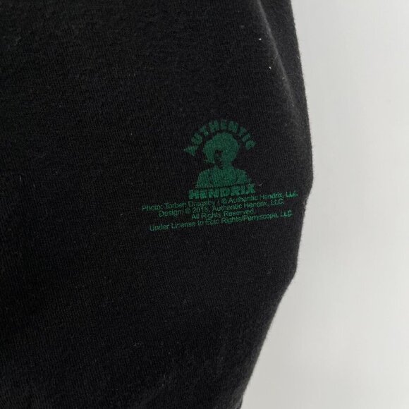 Jimi Hendrix Experience Liquid‎ Blue T-Shirt M Black 100% Cotton - Picture 3 of 7